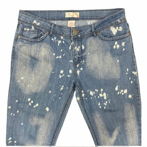 Op Ocean Pacific Splatter skinny jeans - Picture 3 of 7